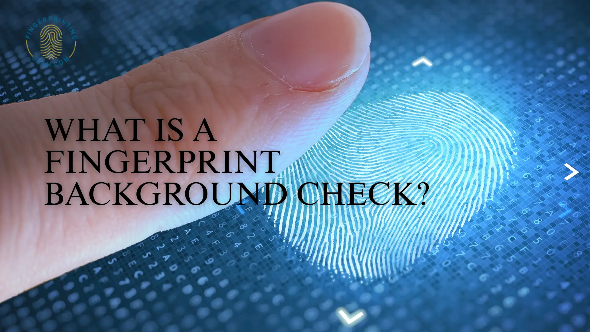 What is a Fingerprint Background Check?