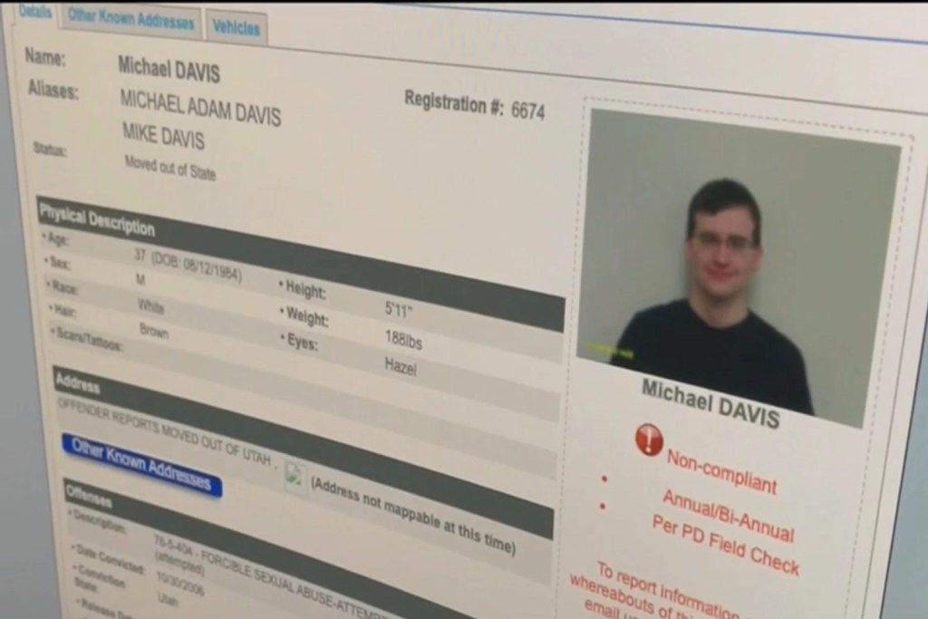 sex offender registry in utah