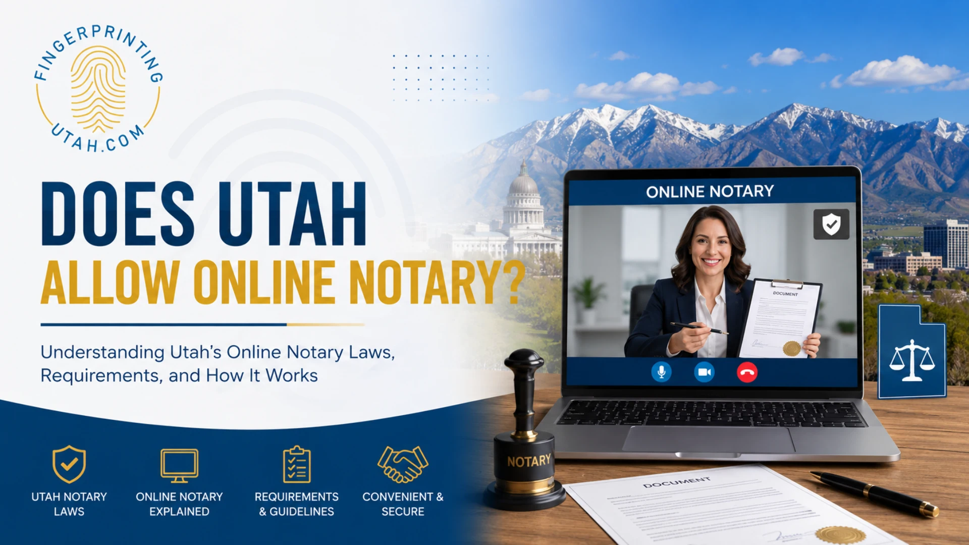 Does Utah Allow Online Notary?