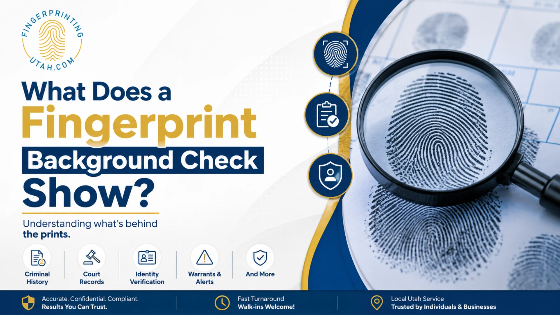 What Does a Fingerprint Background Check Show?